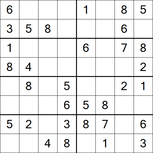 Sudoku 8x8 - Easy