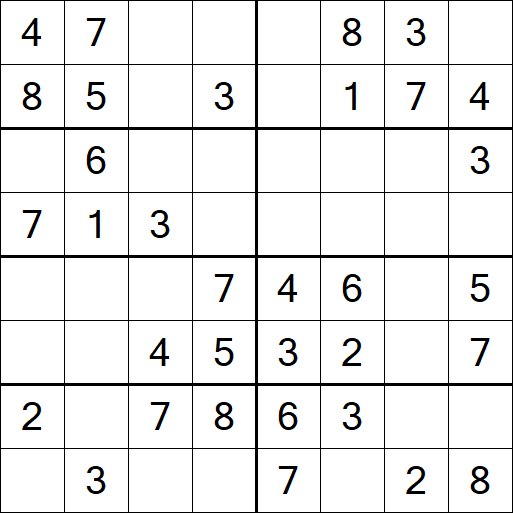 Sudoku 8x8 - Fácil