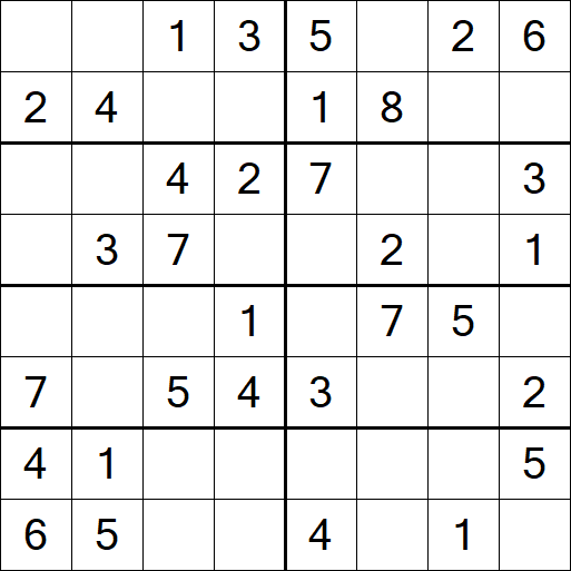 Sudoku 8x8 - Fácil
