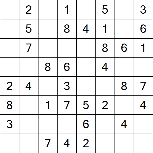 Sudoku 8x8 - Fácil
