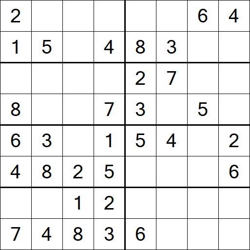 Sudoku 8x8 - Easy