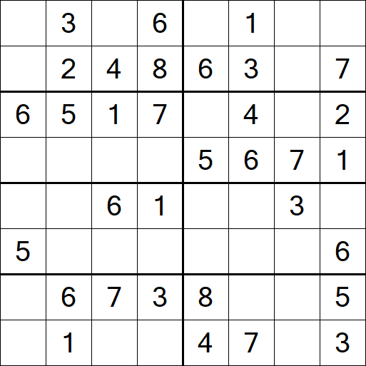 Sudoku 8x8 - Fácil