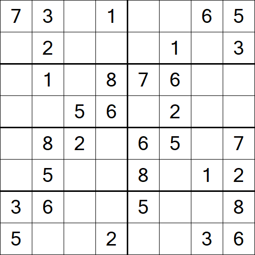 Sudoku 8x8 - Fácil