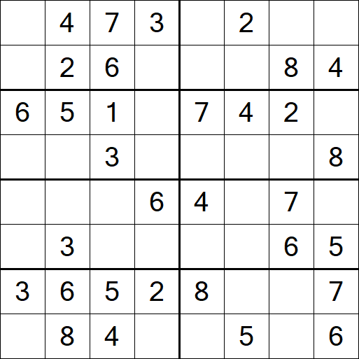 Sudoku 8x8 - Fácil