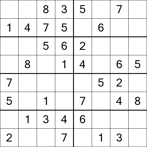 Sudoku 8x8 - Fácil