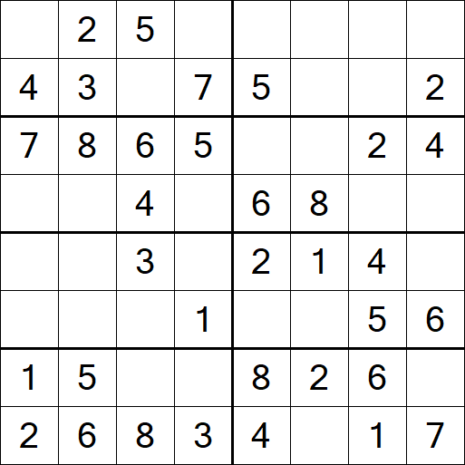 Sudoku 8x8 - Fácil