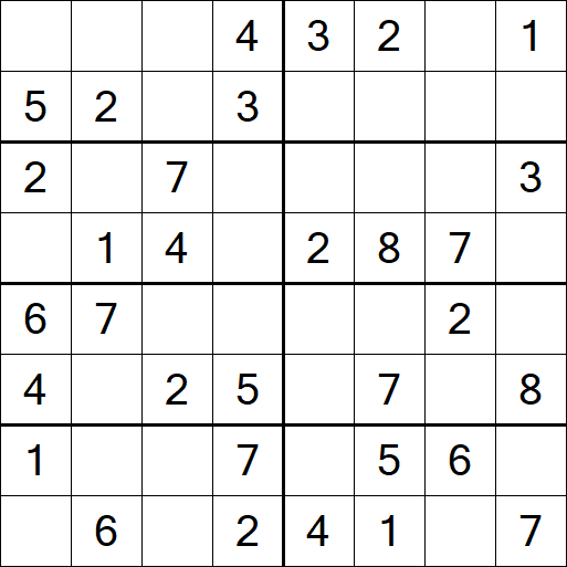 Sudoku 8x8 - Simple