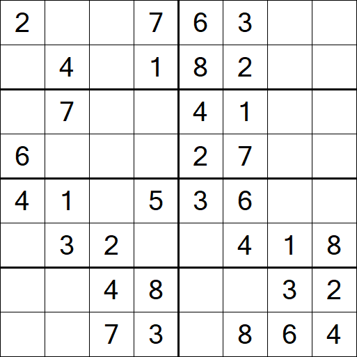 Sudoku 8x8 - Fácil