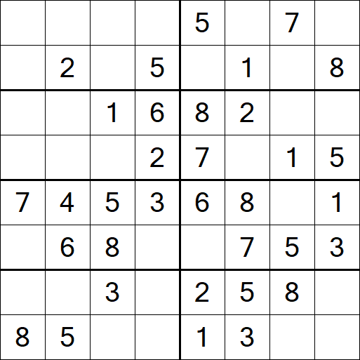 Sudoku 8x8 - Simple
