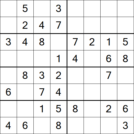 Sudoku 8x8 - Simple
