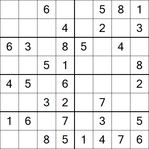 Sudoku 8x8 - Simple