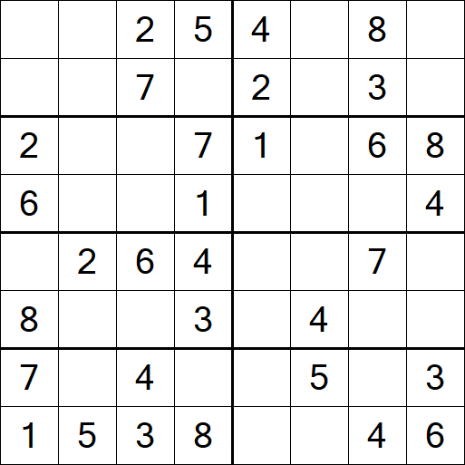 Sudoku 8x8 - Fácil