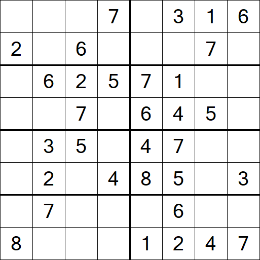 Sudoku 8x8 - Simple