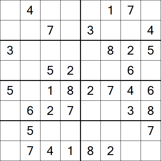 Sudoku 8x8 - Fácil