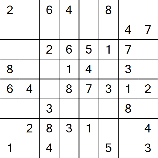 Sudoku 8x8 - Fácil