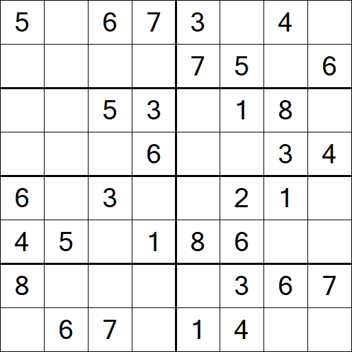 Sudoku 8x8 - Fácil
