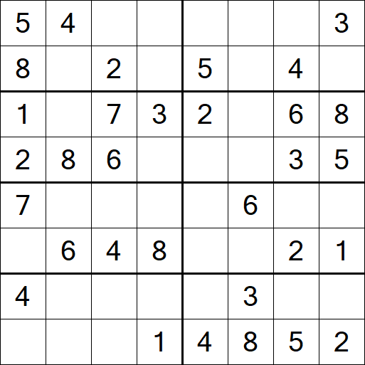 Sudoku 8x8 - Fácil