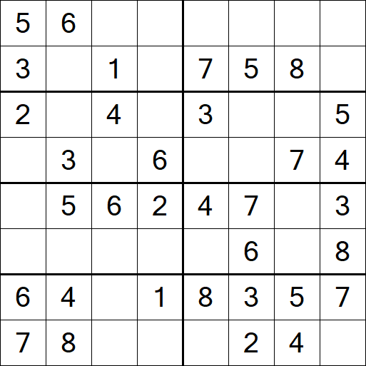 Sudoku 8x8 - Fácil