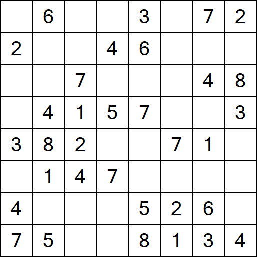 Sudoku 8x8 - Fácil