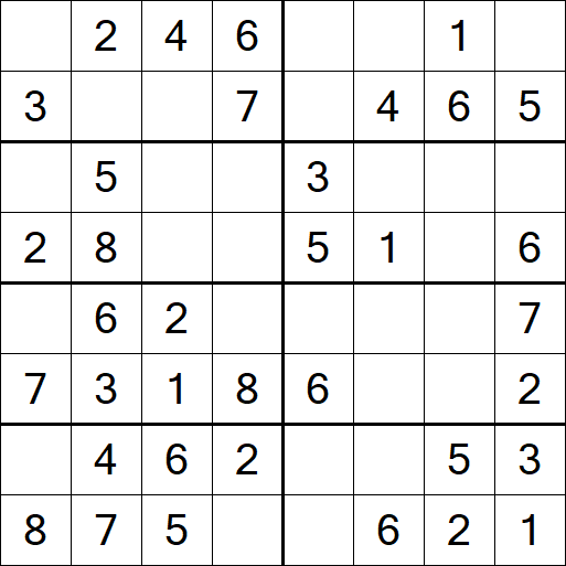 Sudoku 8x8 - Fácil