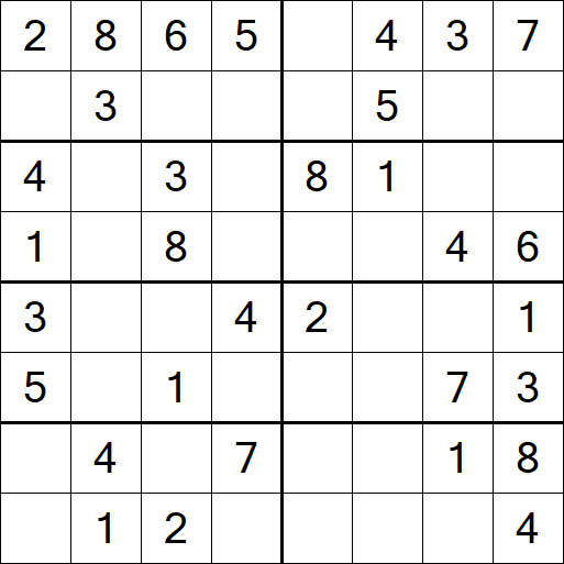 Sudoku 8x8 - Fácil
