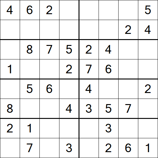 Sudoku 8x8 - Simple