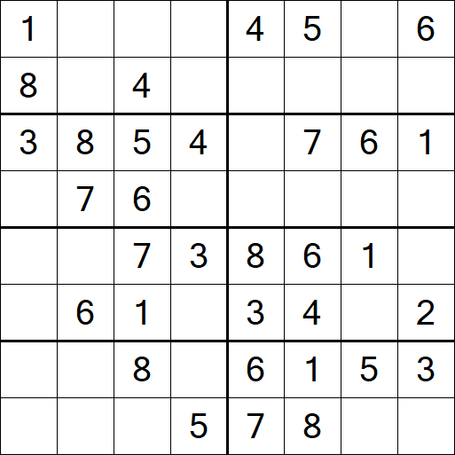 Sudoku 8x8 - Fácil