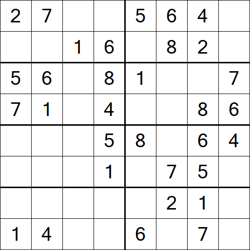 Sudoku 8x8 - Einfach