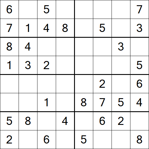 Sudoku 8x8 - Simple