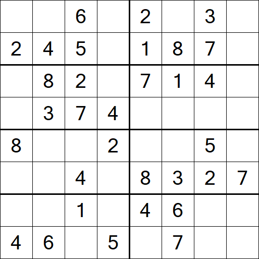 Sudoku 8x8 - Simple