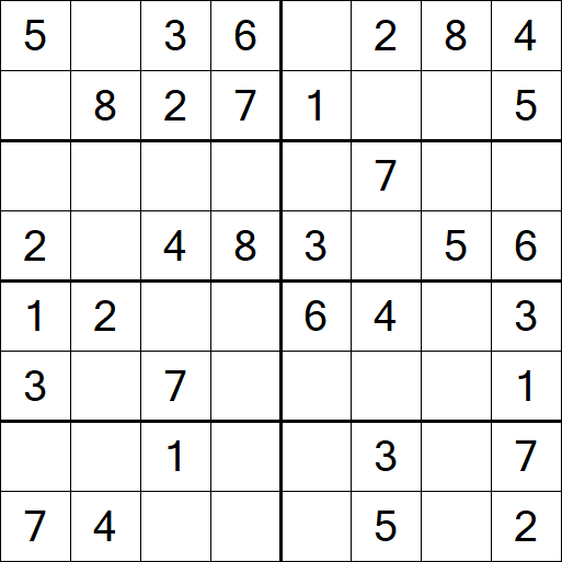 Sudoku 8x8 - Simple