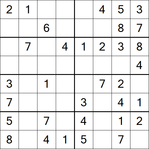 Sudoku 8x8 - Simple