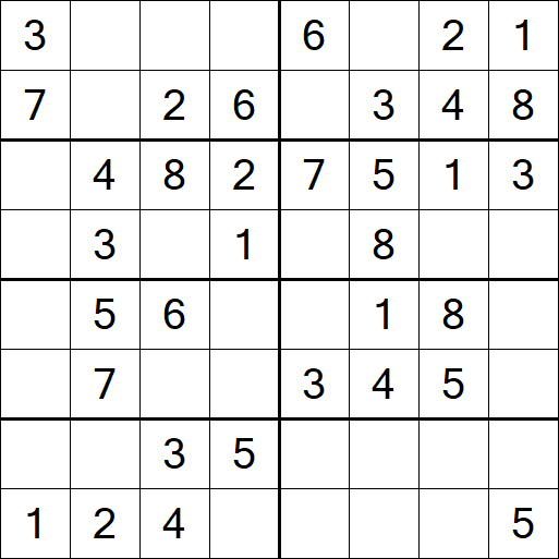Sudoku 8x8 - Simple