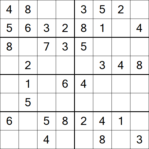 Sudoku 8x8 - Easy
