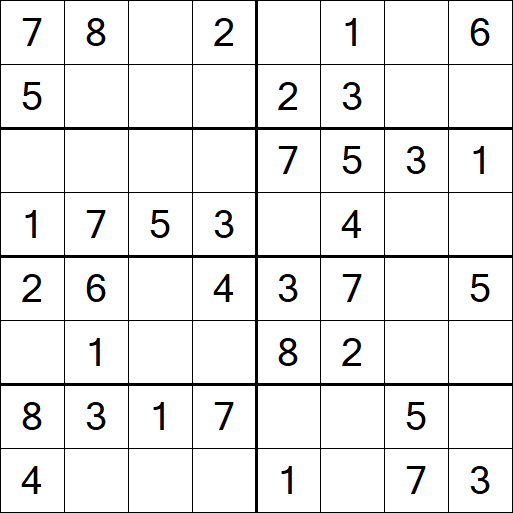 Sudoku 8x8 - Easy