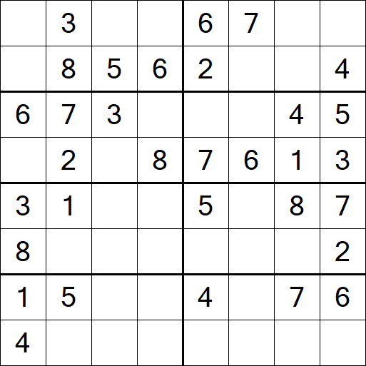 Sudoku 8x8 - Fácil