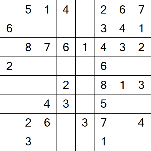Sudoku 8x8 - Fácil