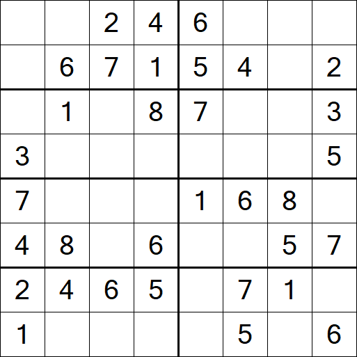 Sudoku 8x8 - Easy
