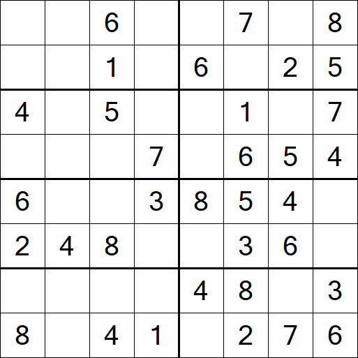 Sudoku 8x8 - Easy