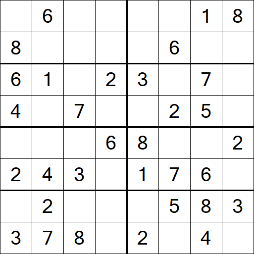 Sudoku 8x8 - Easy