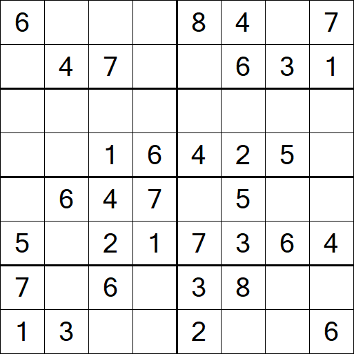 Sudoku 8x8 - Easy
