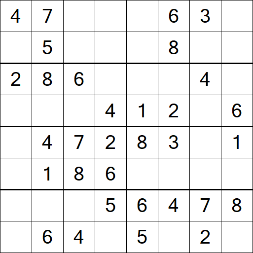 Sudoku 8x8 - Easy