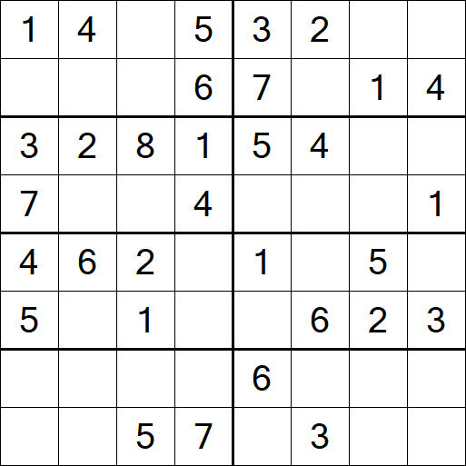 Sudoku 8x8 - Easy