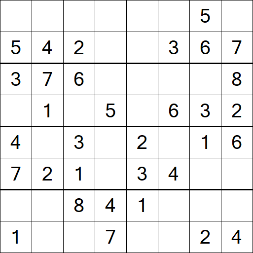 Sudoku 8x8 - Fácil