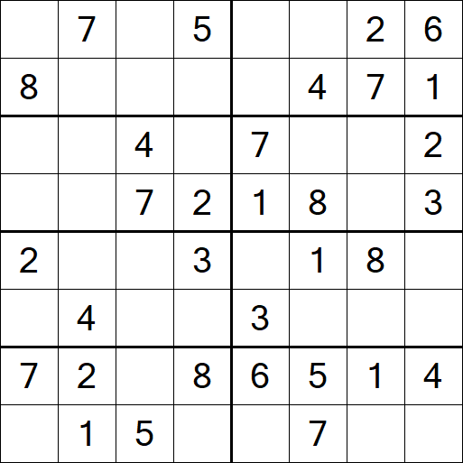 Sudoku 8x8 - Easy