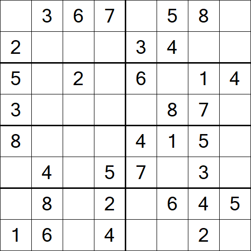 Sudoku 8x8 - Easy