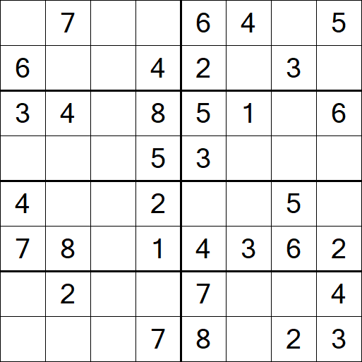 Sudoku 8x8 - Simple