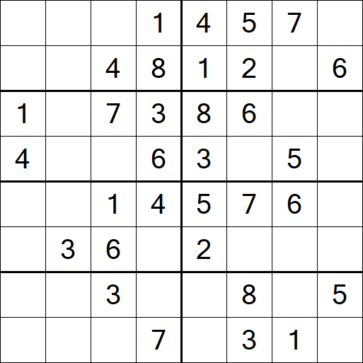 Sudoku 8x8 - Fácil