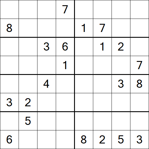 Sudoku 8x8 - Hard