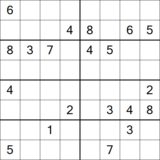 Sudoku 8x8 - Hard